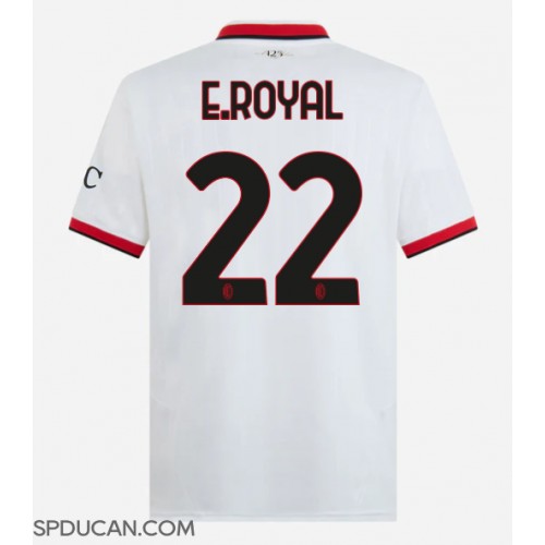 Muški Nogometni Dres AC Milan Emerson Royal #22 Gostujuci 2024-25 Kratak Rukav